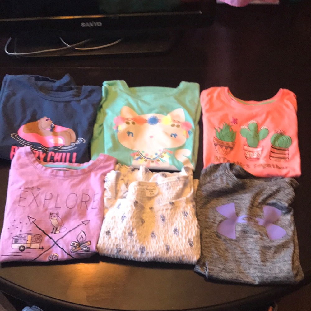 LL Bean , Abercrombie, Under Armour and more T-shirt bundle,Girls Medium